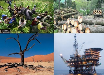 Resultado de imagen para causas del agotamiento de los recursos naturales